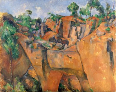 The Quarry of Bibémus by Paul Cézanne